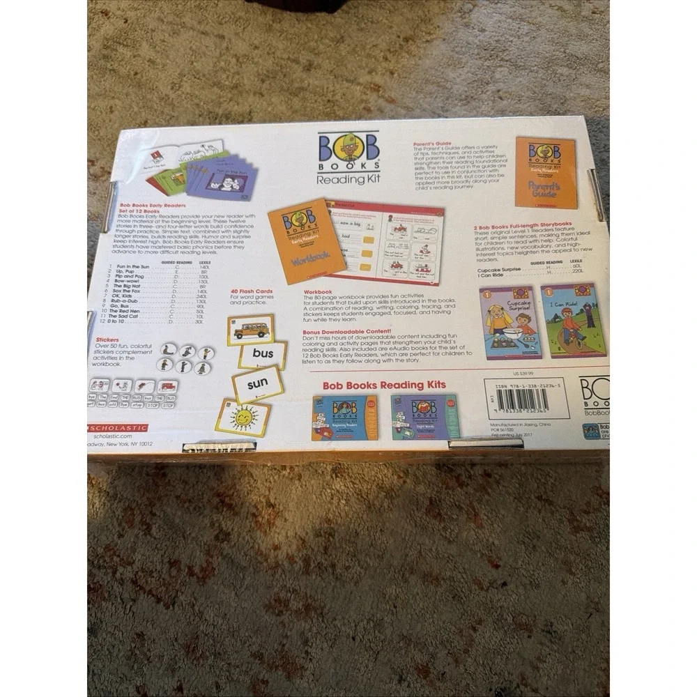 SCHOLASTIC BOB BOOKS READING PROGRAM KIT EARLY READERS SET OF 15 BOOKS